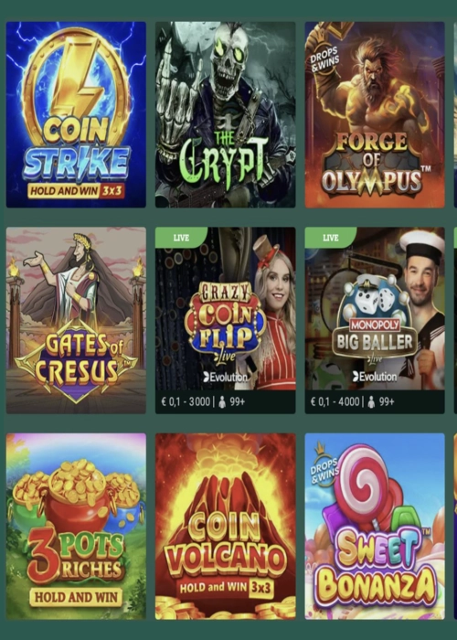 Programme bonus casino élite Cresus Casino